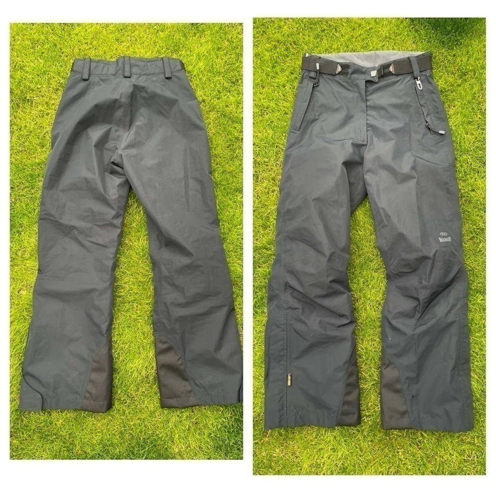 Marker Women's GORE-TEX Ski Pants Size 10 Solid Black EUC